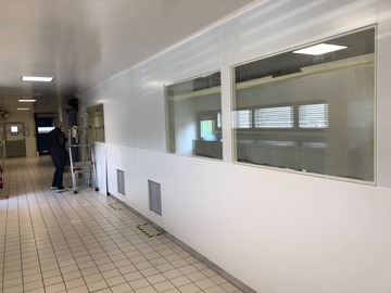 Montage de salles blanches près de Bordeaux